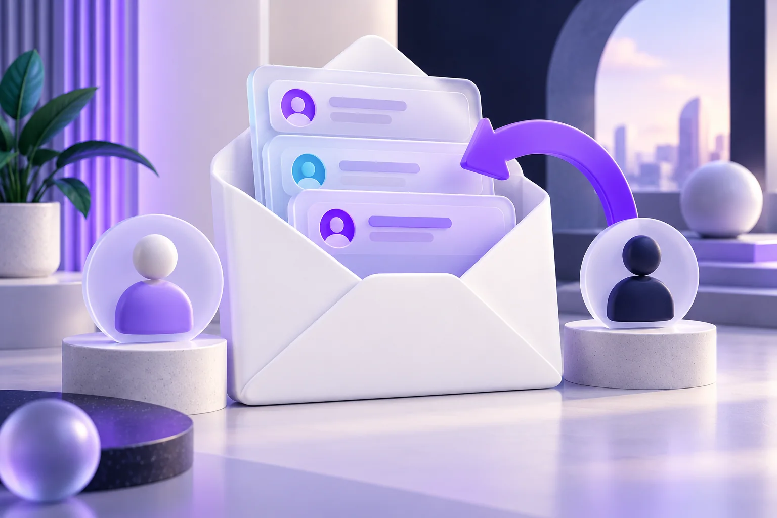 البريد المشترك لخدمة العملاء: توزيع الرسائل ومنع ضياع المتابعة